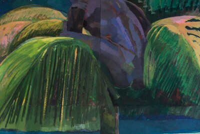 3. Che Lovelace, ‘Figure at Treetop’, 2016. Courte