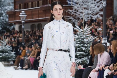 Chanel aw19 ski resort alpine karl lagerfeld