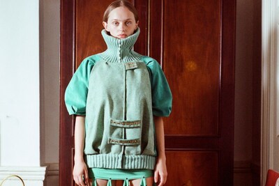 【関税込み】Katya Zelentsova SSENSE限定 グリーン ブラ Katya Zelentsova, the Designer Proving Knitwear Can Be Sexy
