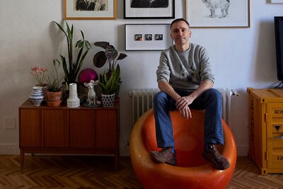 Luis Venegas in his Madrid home, 2023 Elise By Olsen