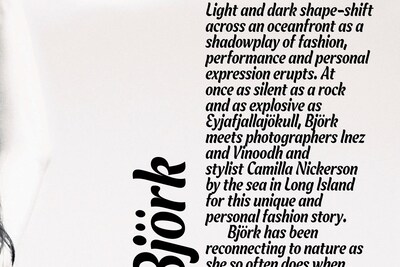 Bj&#246;rk AnOther Magazine AW10 Inez Vinoodh Camilla Nickerson