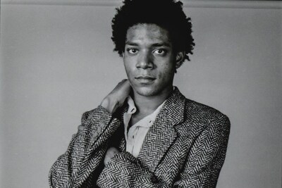 Jean Michel Basquiat fashion style studio Richard Corman