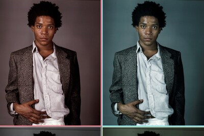 Jean Michel Basquiat fashion style studio Richard Corman