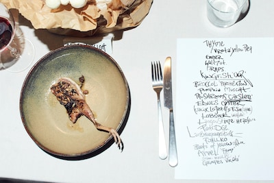 Carsten H&#246;ller’s Brutalist Dining Experience Stockholm Menu