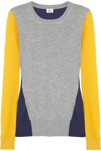 Iris &amp; Ink colour-block cashmere sweater