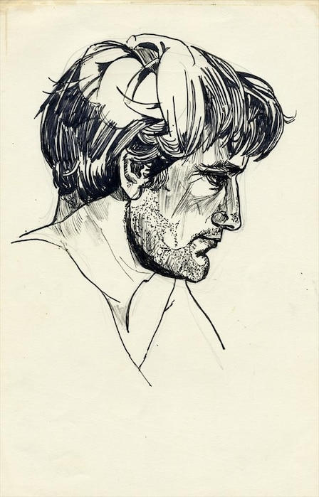 Untitled (Male Portrait in Profile)