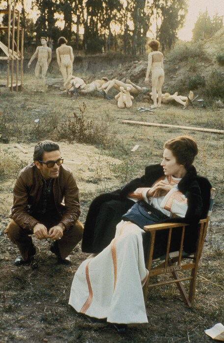 Pier Paolo Pasolini and Silvana Mangano