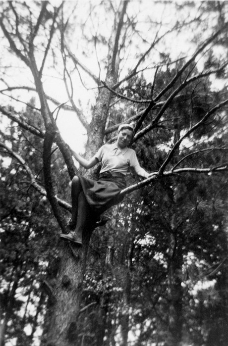 Frau Auf Baum