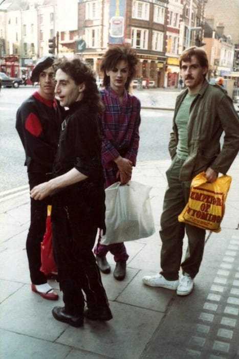 Christos, Philip Sallon and George, 1980