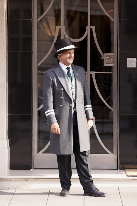 Roman outside Claridge&#39;s