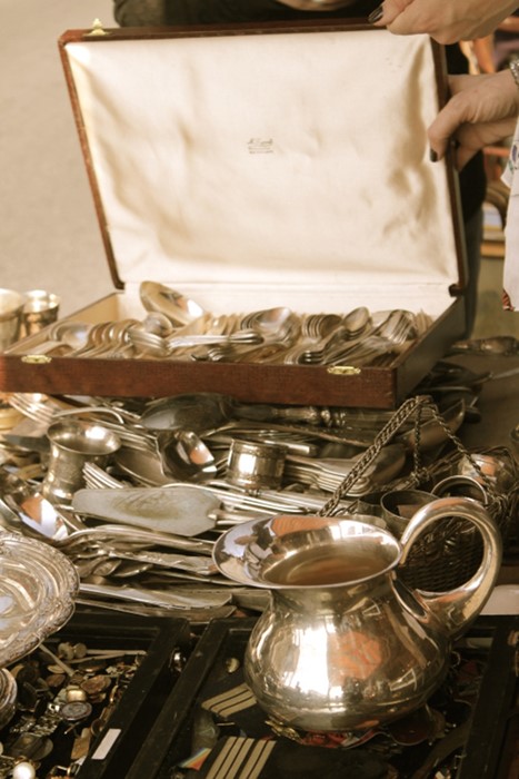 Cutlery at Cligancourt flea market