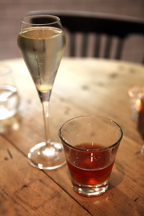 Smoke and Mirrors and Sazerac cocktails