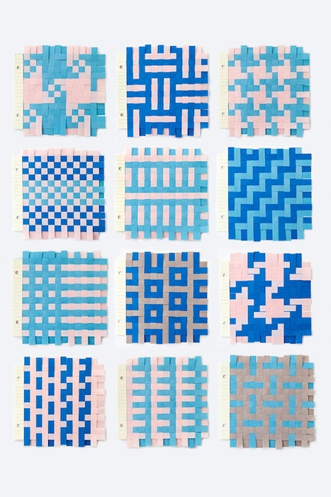 Woven paper by Karen Barb&#233;