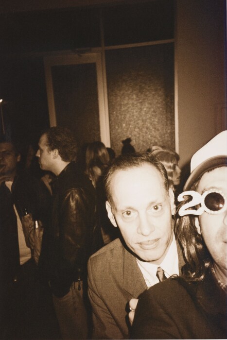 John Waters at a party, 2000