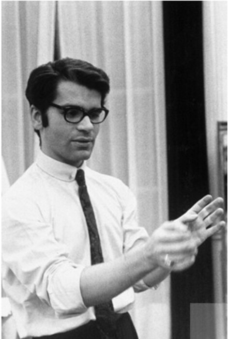 Karl Lagerfeld at Chlo&#233;, 1964