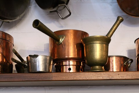 Bowls and copperware