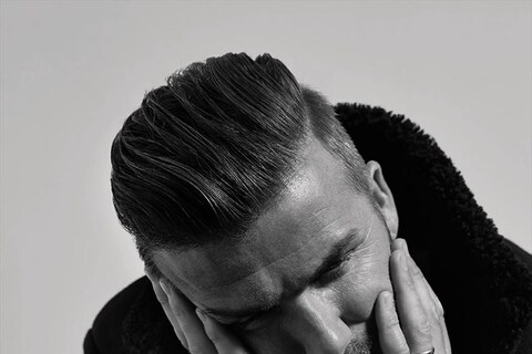 David Beckham in Another Man A/W14