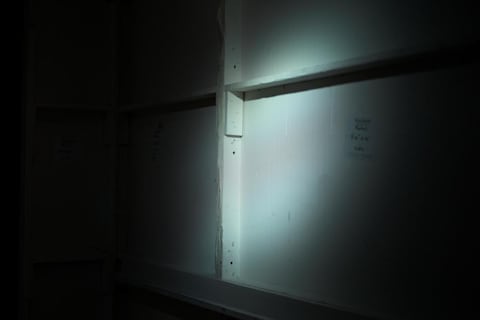 Backstage at Richard Chai