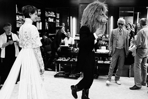 Chanel haute couture fittings
