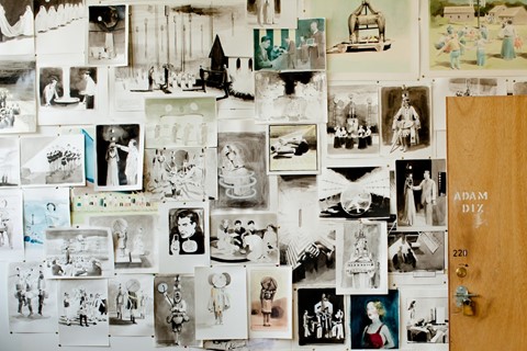 Adam Dix&#39;s studio