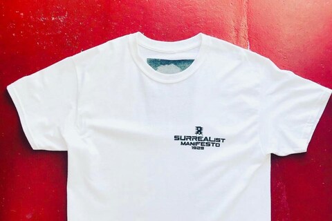 Surreal Fest T red background