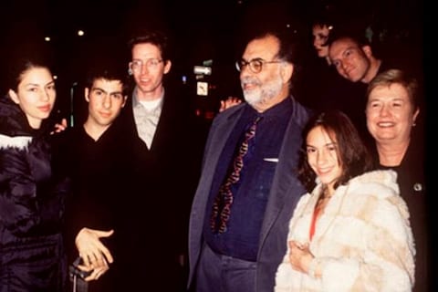 The Coppolas (Gia and Eleanor, far right)