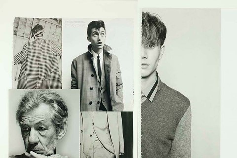 Left: Clockwise from top: Another Man issue 17, 2013; Alex T