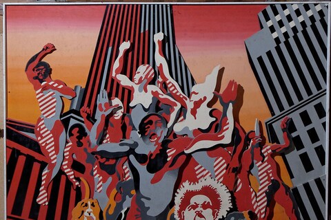 Henri Cueco, Les Hommes Rouges 1968-9