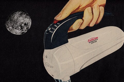 Joe Webb, Stirring Up A Storm, Original Collage