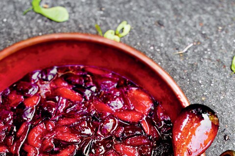 Plum and tonka jam