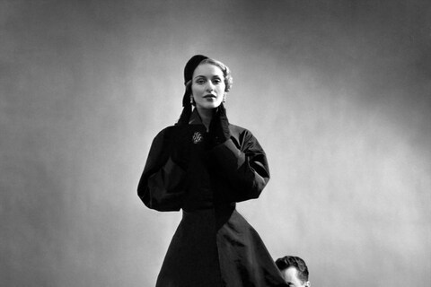 Charles James with Model, 1948