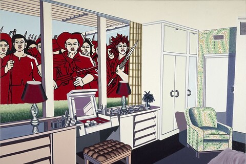Err&#243;, American Interior #1 1968