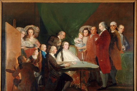 The Family of the Infante Don Luis de Borb&#243;n Francisco de Go
