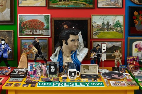 Peter-Blake,-Elvis-Shrine-Portraits,-Landscapes-or