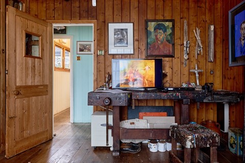 P&amp;P In Prospero’s Room at Prospect Cottage Courtes