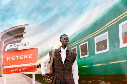 Manju x Burberry selection Look 5.4