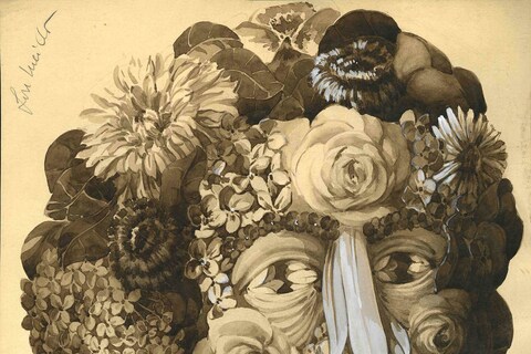 Piero Fornasetti, Fiori arcimboldeschi, 1940s