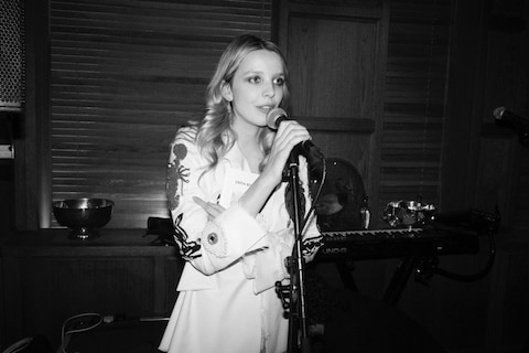 Greta Bellamacina reading at The New River Press l