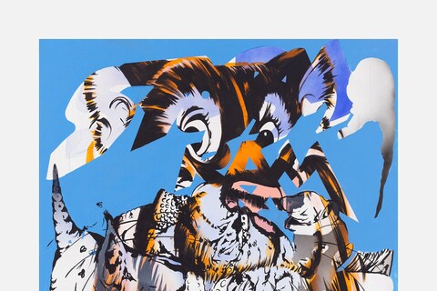 Jamian-Juliano-Villani,-Storm-Ram,-2015.-Acrylic-o