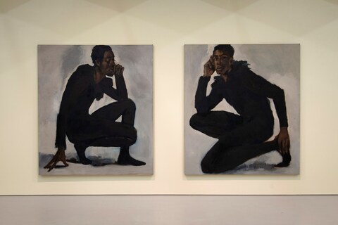 Lynette Yiadom-Boakye paintings Les Corbeaux 2018