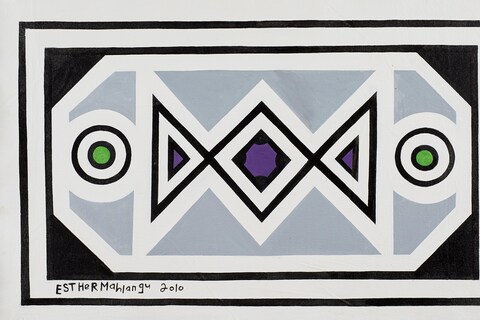 Esther Mahlangu_E108 55,5x95 2010