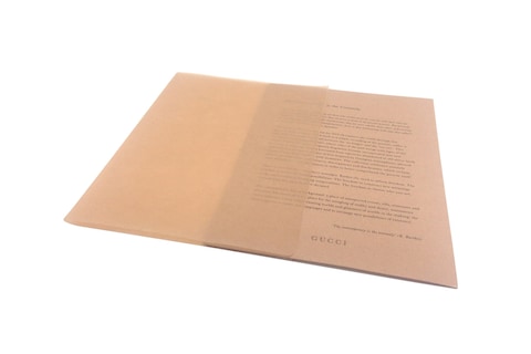 Gucci A/W15 Shownotes