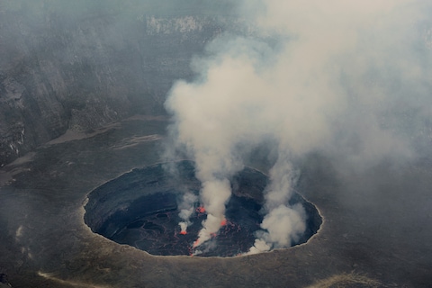 Mount Nyiragongo Volcano, 2015