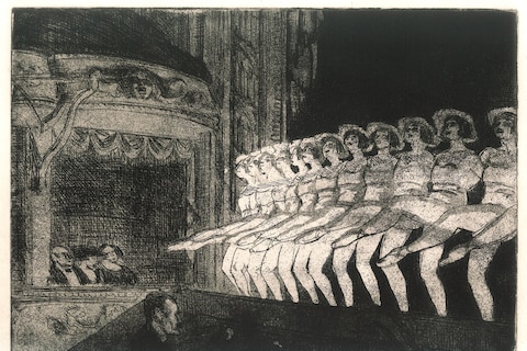 LAURA KNIGHT_A Chorus_courtesy The Fine Art Societ