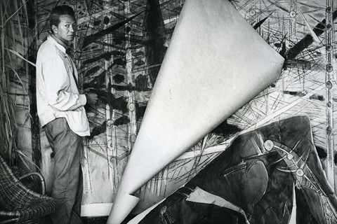 1963----2---Portrait-de-l&#39;artiste-à--Albissola---