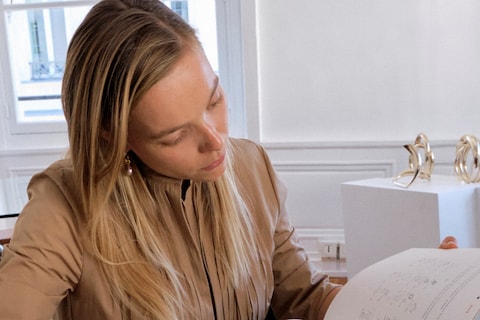 Charlotte Chesnais at MATCHESFASHION, Photographed