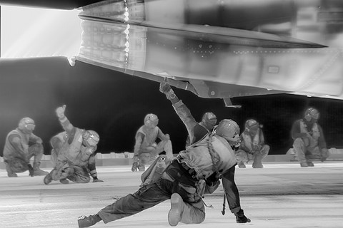 Still frame from Incoming, 2015,