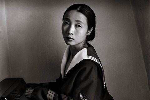 Hu Yuanli wearing a uniform of the French Navy, Pa