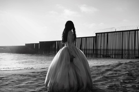 Paolo Pellegrin Tijuana - A girl celebrating her q