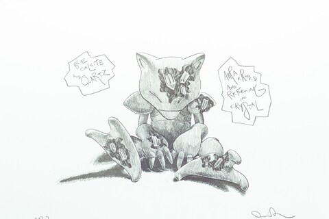 Study for Crystalized Abra (2022)